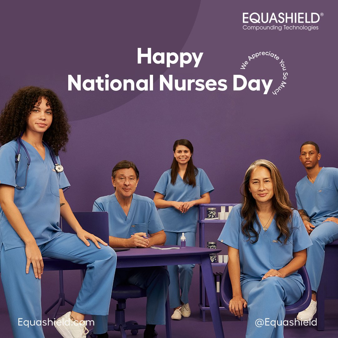Equashield's tweet image. Today is National Nurses Day, and we would like to take a moment to thank all of the nurses who work tirelessly to care for others. 
We are grateful for your dedication and commitment to your profession, and we appreciate everything you do!

 #nursesday #nationalnursesday