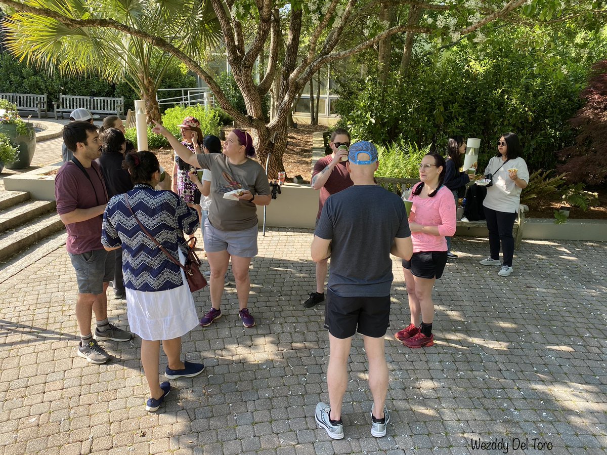 GenderBodyField's tweet image. The final event of #GBF2022 was a botanical garden walk @BotGardenGA  w/ Dr. Baptiste @Brigittelgb 🌷 W/ @universityofga students &amp;amp; faculty across departments @HSAatUGA @UGAWarnell @GeographyUGA @UGAAnthropology &amp;amp; @UGAICON 

🌱🌞The day was beautiful &amp;amp; the company outstanding! 🙏