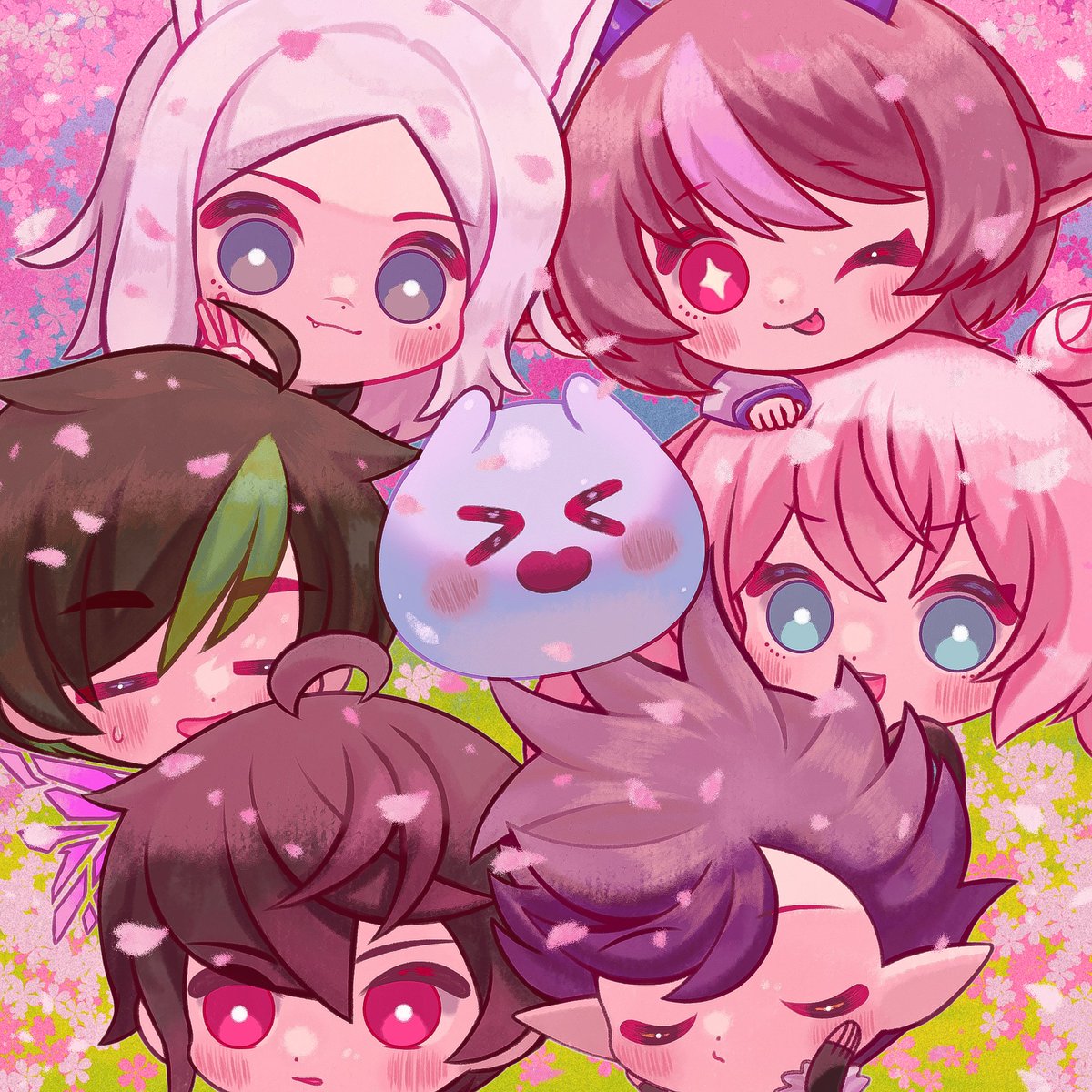 OtsukaCalder's tweet photo. @GunslingerOG @Walzer97 @BabaTheSlime @urimicvt @Miss_Mononoke_ @gita_haru are my fwends. They all made a mistake and kept talking to me and now I'm their problem.
🎨: @poronosuke_ who keeps making amazing stuff ♥️
#Callust #ENVtuber #Vtuber #VTuberTwP https://t.co/HnkBACp6TH
