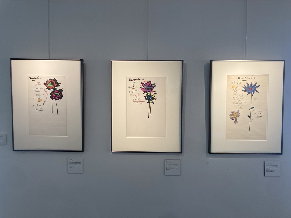 AvecMistler's tweet photo. « Tu ne sais pas dessiner. Tu ne sais pas peindre. Mais tu es peintre ! », lui avait lancé Picasso. La Maison de Jacques Prévert, à Omonville-la-Petite, consacre actuellement une exposition aux œuvres graphiques de Prévert, rares et fragiles, mais partie intégrante de son œuvre ! https://t.co/jHRBjGCsHB