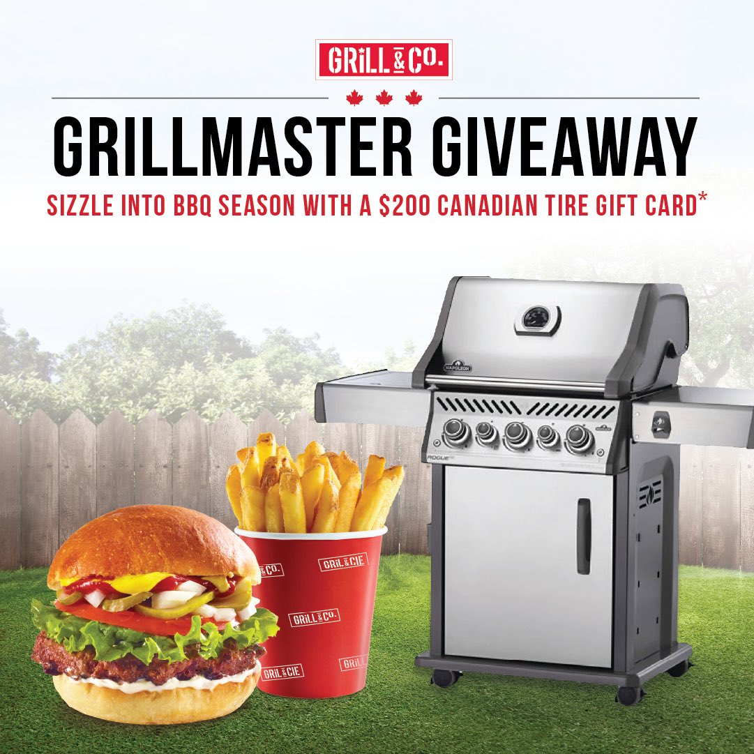 We’re kicking off summer with a contest to celebrate National Grilling Month! ☀️Make any purchase at Grill &amp; Co throughout May to be eligible to win. Scan the QR code at cash on your way out or enter promo code GRILLGIVEAWAY when ordering through BOOST. Good luck! 🍀
