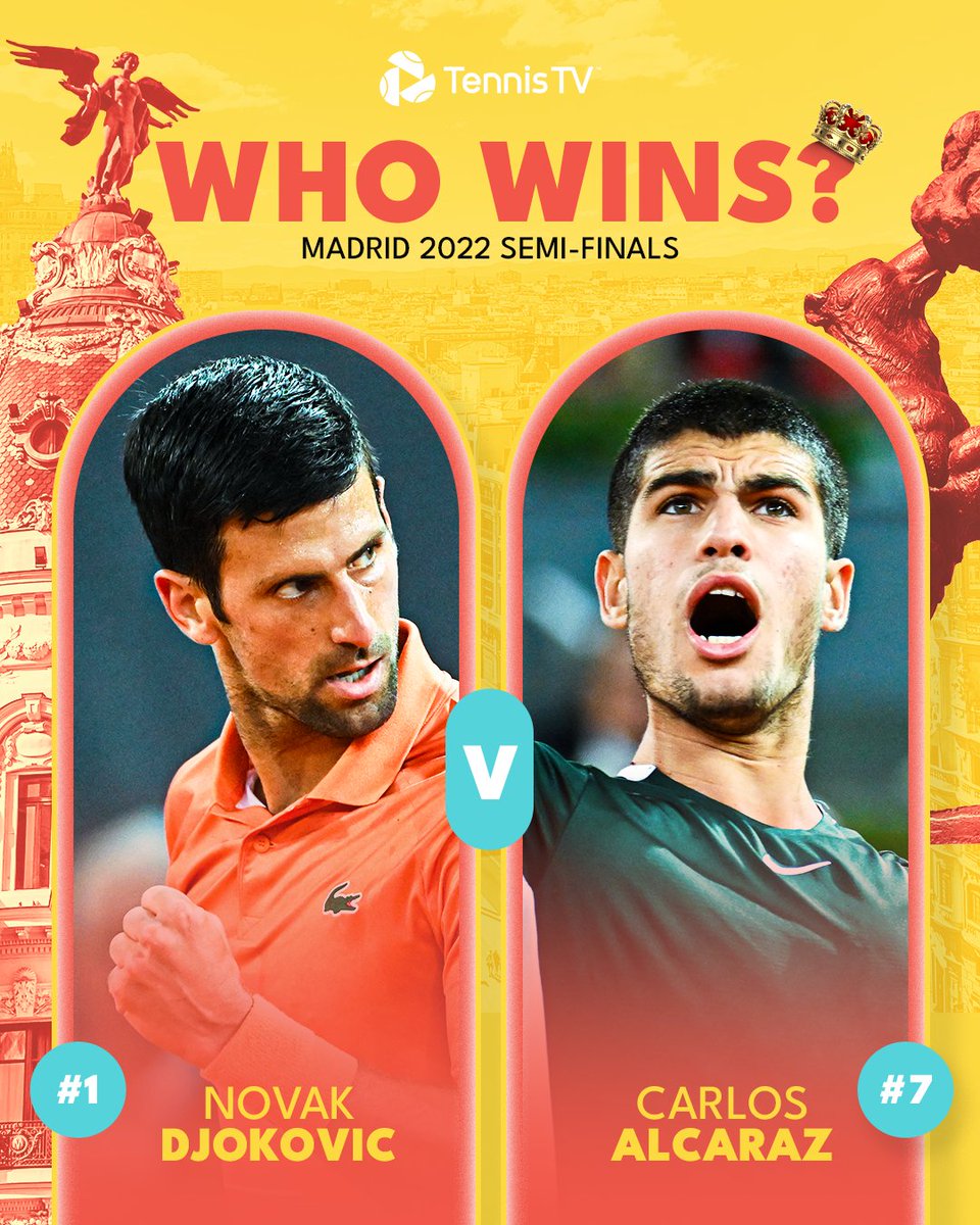 TennisTV's tweet photo. LET'S DO THIS. 

🍿🍿🍿

@DjokerNole @alcarazcarlos03 #MMOPEN https://t.co/KFxkcbzrBl