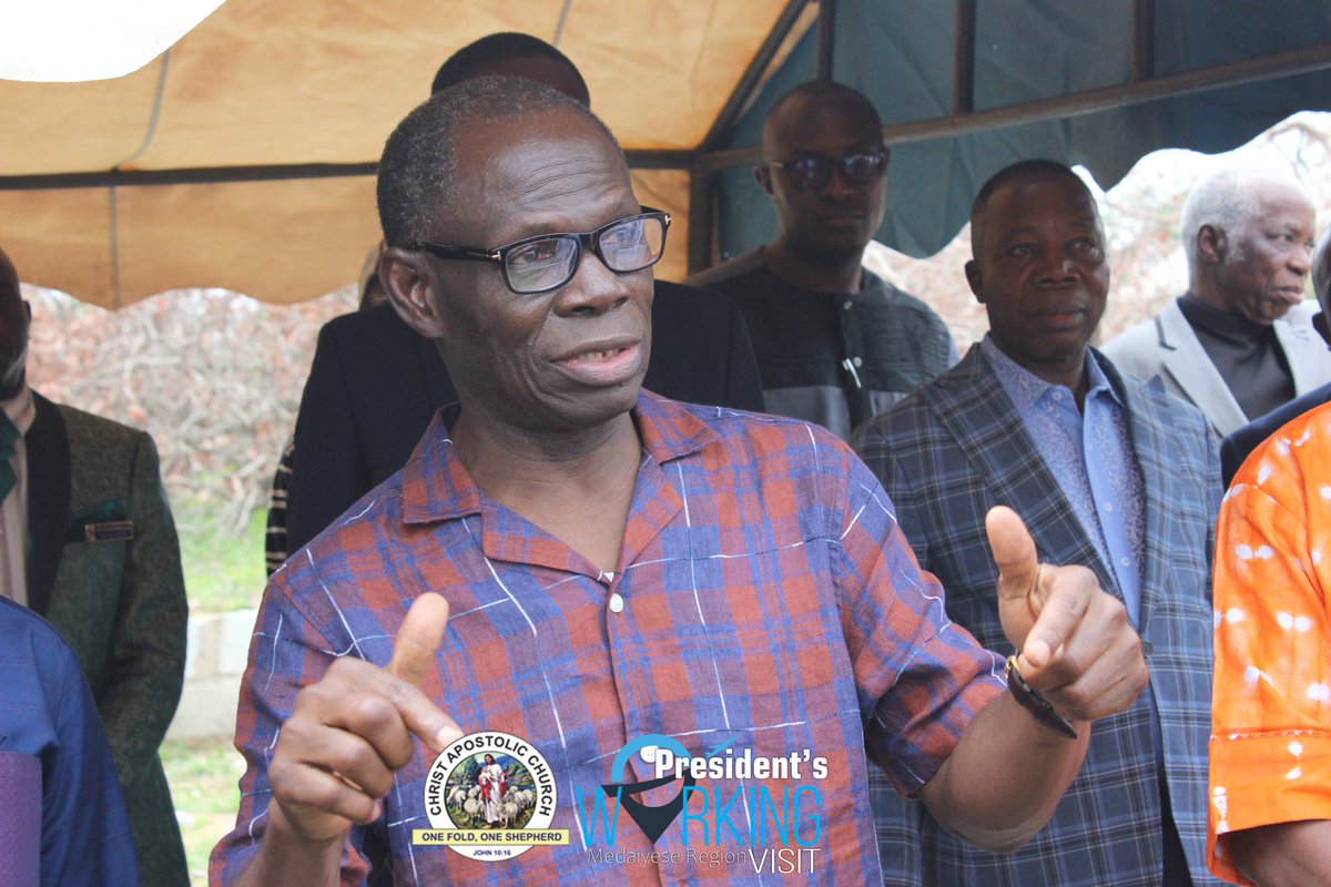 CACWORLDNEWS's tweet photo. CAC PRESIDENT'S 5-DAYS WORKING VISIT TO MEDAIYESE REGION
PICTURES ! DAY TWO:
Visitation of CAC President, Pastor SO Oladele and his entourage to CAC land in Kuje, Abuja.
#CACPresidentialWorkingVisit
#CACPresidentWorkingVisit
#CACMedaiyeseRegion
#CACPresident
#PastorSOOladele https://t.co/4qvLIK1ReE