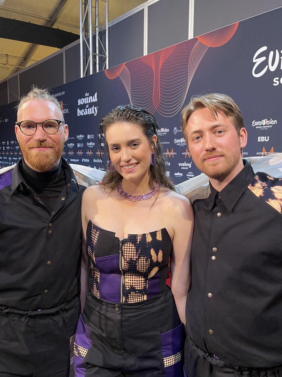 CelsoReacts's tweet photo. Day 7 of #Eurovision rehearsals has come to a close and we’ve finished the day by meeting We Are Domi from Czech Republic. The trio were in fantastic spirits after a well-received rehearsal in the press centre! ❤️🇨🇿 #Eurovision #ESC2022 #Eurovision2022 @WeAreDomi by @RyanCobb__ https://t.co/8opHjVjrfl