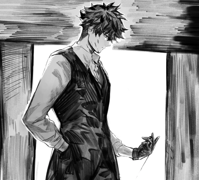 A closeup. Put a lot of details into this drawing 
