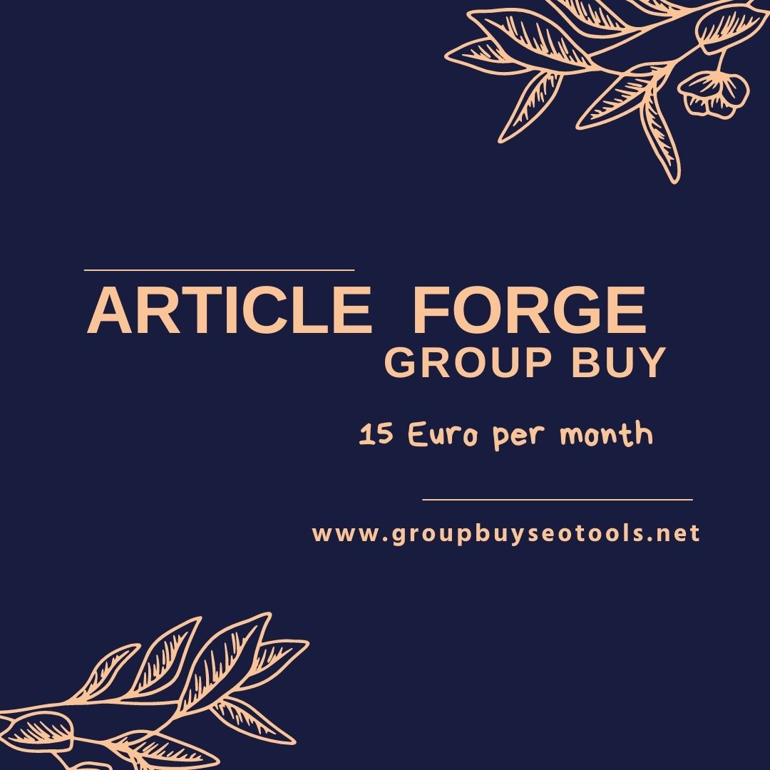 Deidra_seo's tweet photo. Article forge Group Buy 🔥
👉🏻 Price: 15 euro per month
#SEO #ebay #ebaytools #marketing #digitalmarketing #contentmarketing #amazon #seogroupbuy #groupbuyseotools #smallbusiness #goal https://t.co/5NeGHLDeve