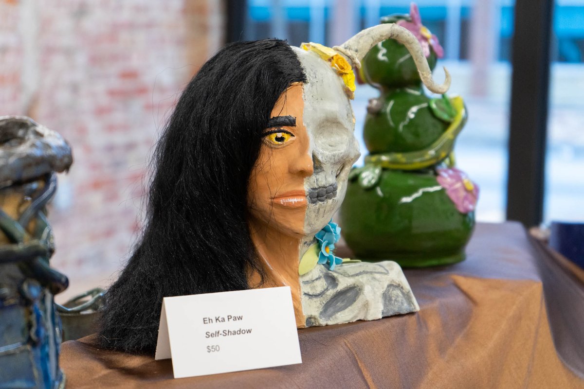 Tonight! We’re excited to be last stop on the North 24th Street Art Walk, featuring work from North High seniors. The talent + diversity of creative visions from these students is next level!

Walk begins at Fabric Lab at 3:30 and ends here at 6PM. bit.ly/3FlUO2N