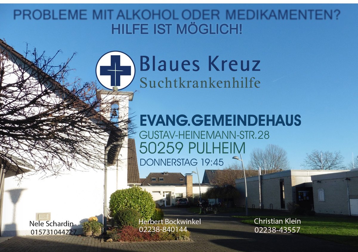 Wichtiges Thema! Selbsthilfegruppe für Alkoholiker und Angehörige in Pulheim. Fotoveröffentlichung mit freundlicher Genehmigung 
pulheimreport.de/ARTIKEL/Artike…
#pulheim #pulheimreport #Alkohol #Selbsthilfe #Selbsthilfegruppe #sucht #suchthilfe #rheinerft #rheinerftkreis #regional #nrw