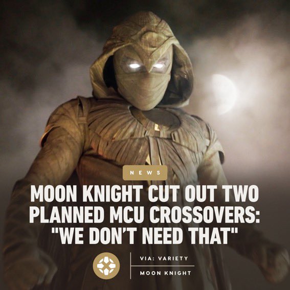 TwinsMirror's tweet photo. Who do you think we would’ve seen!? #MoonKnight #Crossover https://t.co/0JJg9fKzwk