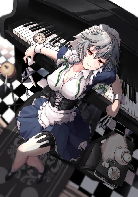 「あなたの時間も私のもの・・・。」
#東方Project
#十六夜咲夜 