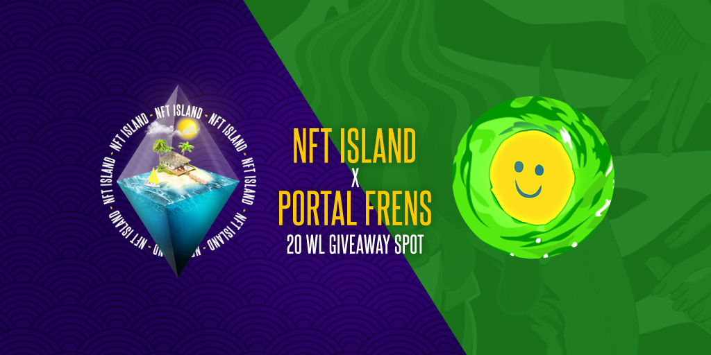 _NFT_ISLAND's tweet photo. 🧬 NFT ISLAND X Portal Frens 🧬

 We are giving away 20 WLs to our Discord Community

To enter: 

✨Follow  @_NFT_ISLAND &amp; @PortalFrens 
✨ Like &amp; RT this tweet 
✨Tag 3 friends 
✨ join our discord giveaway 

48 hours ⏳

 #NFTGiveaway #NFTCommumity https://t.co/rSWtqac3Qg