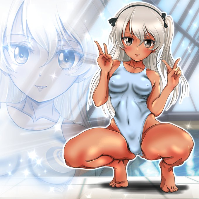 島田 愛里寿・日焼けver (競泳水着)
  #ガルパン #garupan 