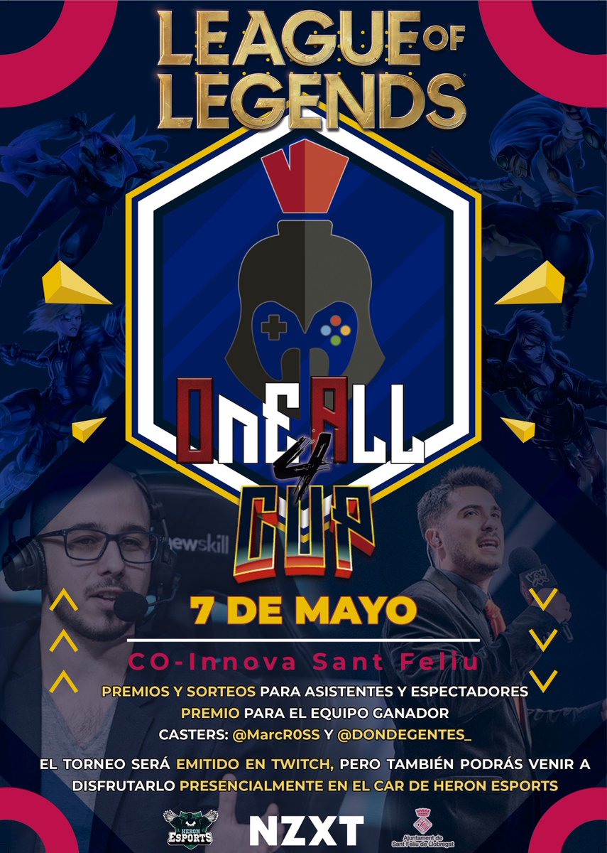 Heron_Media's tweet photo. Información útil del Torneo @O4Aproject:

📜Inscripciones: https://t.co/6Gr0FmsOgT
🚩Localización: https://t.co/j8wJrrRBtl
🕚Inicio: 11.00
📹Streaming: https://t.co/3YlAnuLPsv
🍕¡Comida gratis a los asistentes
🎁Sorteos online y presenciales

¡Más info en los tuits anteriores! https://t.co/UoT2mywh6h