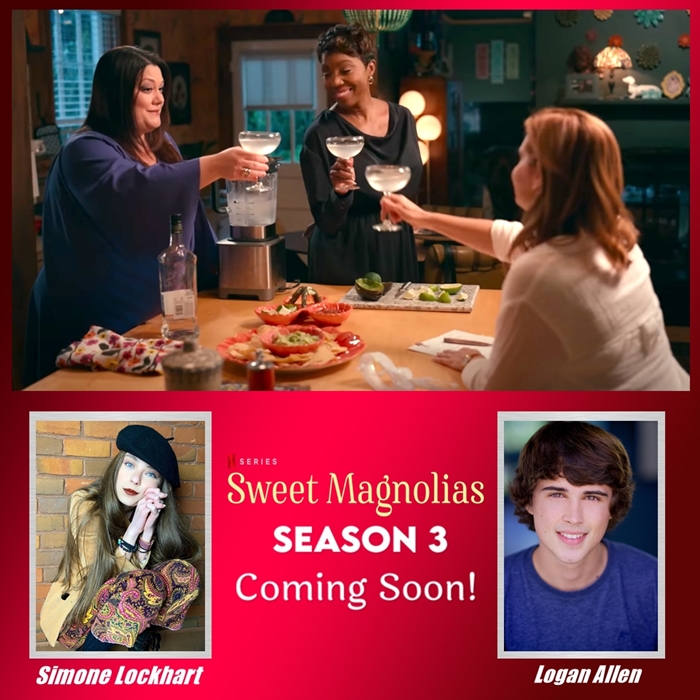 Conversradio's tweet photo. Great News! @sweetmagnolias returns @Netflix for Season 3. Congratulations! to the cast & crew of this 'Feel-Good' series - especially @ItsLoganAllen (Kyle) & @simonelockhart4 (Nellie) #SweetMagnolias #Netflix #sweetmagnoliasnetflix #sweetmagnoliasS3 #loganallen #simonelockhart https://t.co/y00Hr0Mkpf