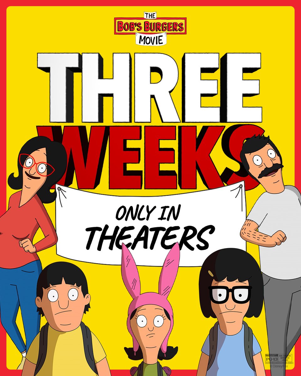 Eyes on the fries. 👀🍟 

Three more weeks until The #BobsBurgersMovie lands in theaters!