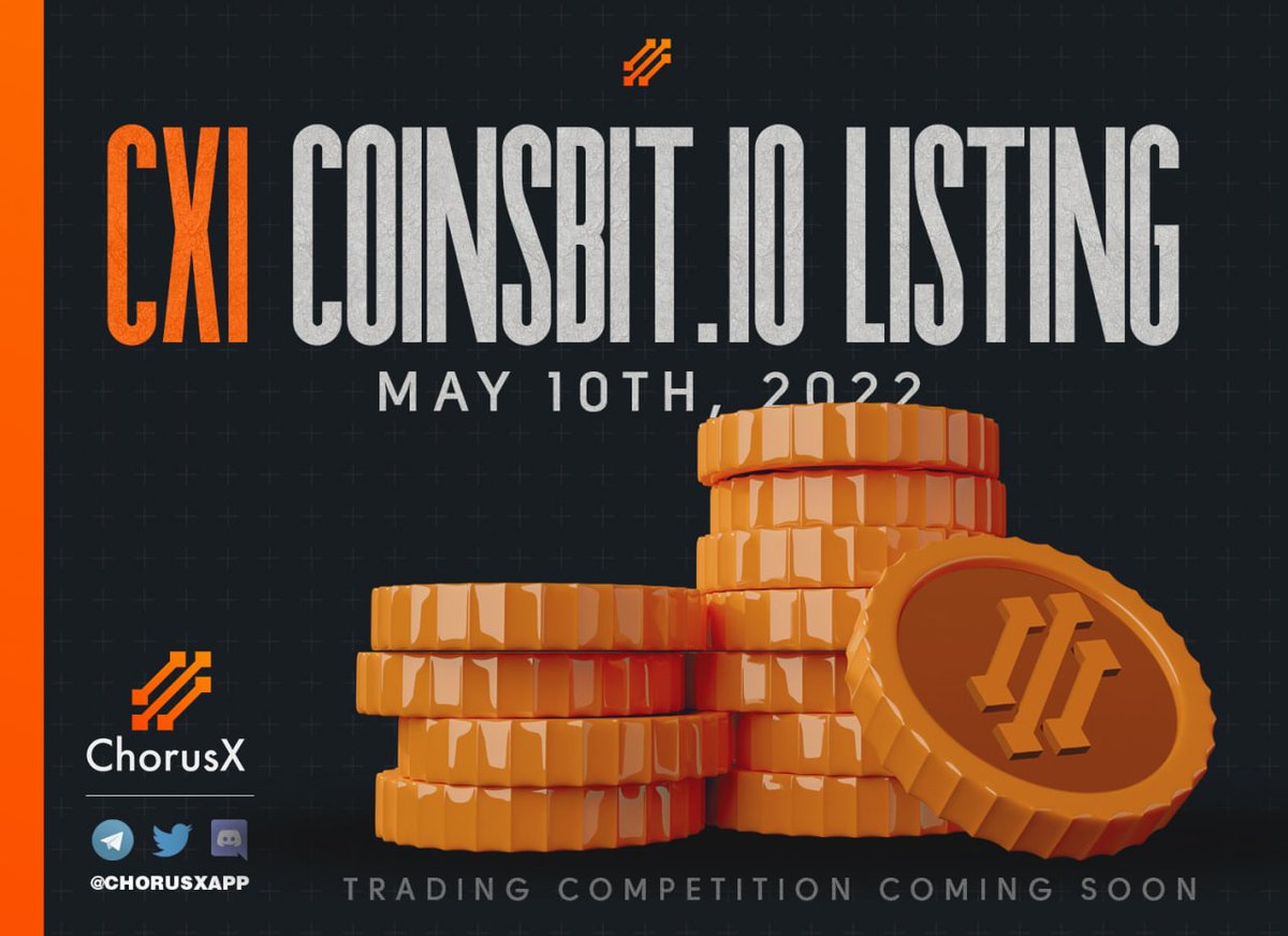 May 10th #CX1 on <a href="/c0insbit/">Coinsbit</a> 

Volume (24h) $755,968,428

49th on <a href="/CoinMarketCap/">CoinMarketCap</a>

Plz retweet.

#XRP #XRPL