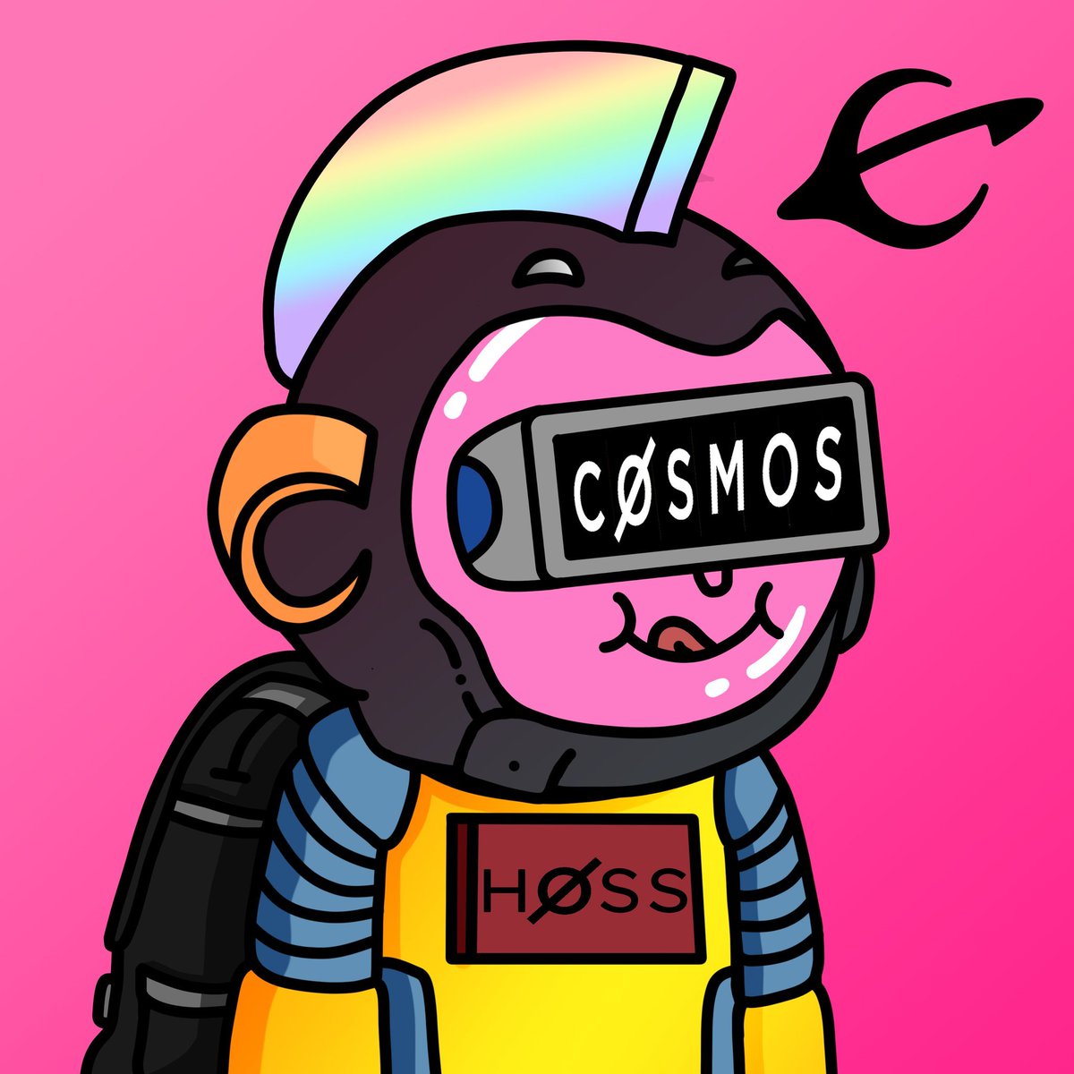 To celebrate these cool ass #NFTs coming to <a href="/EvmosOrg/">Evmos // evmOS ☄️</a>

I am giving away 1 #FreeMint  to one of you #NFT lovers 

To participate: 
1⃣ Follow 
@evmosexplorers
+
@CosmosHOSS
 
2⃣ Like, RT and tag 2 friends!

Good luck!

#NFTGiveaway #nftart #NFTCommumity #NFTartist #EVMOS #Cosmos