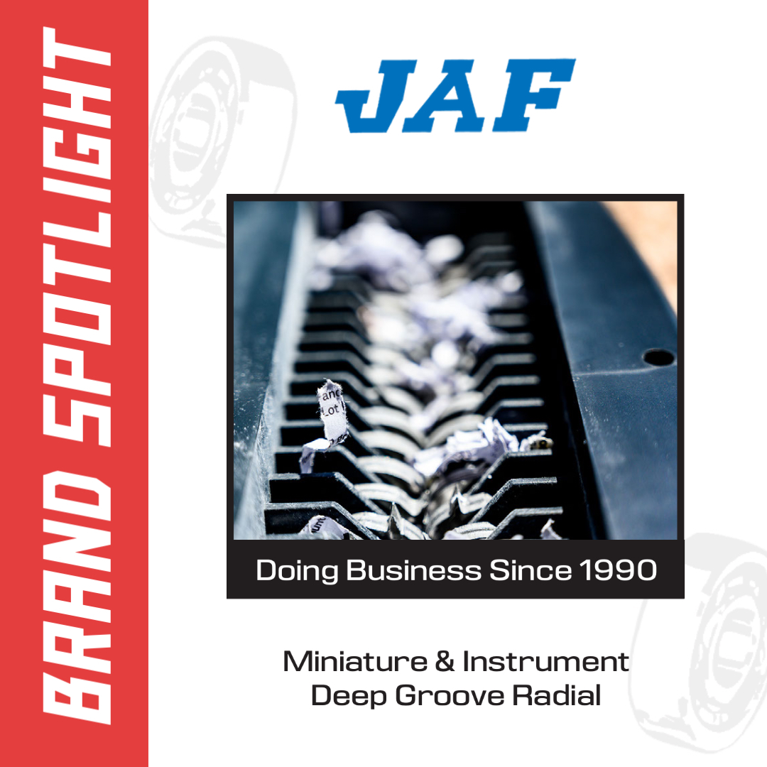 AlpineBearing's tweet photo. JAF Bearings have been trusted since 1990 by growing industries such as medical, food processing, material handling and many more.
Get a quote from Alpine Bearing today and experience the unmatched quality of JAF! #bearingdistributors https://t.co/xnszTTvXup