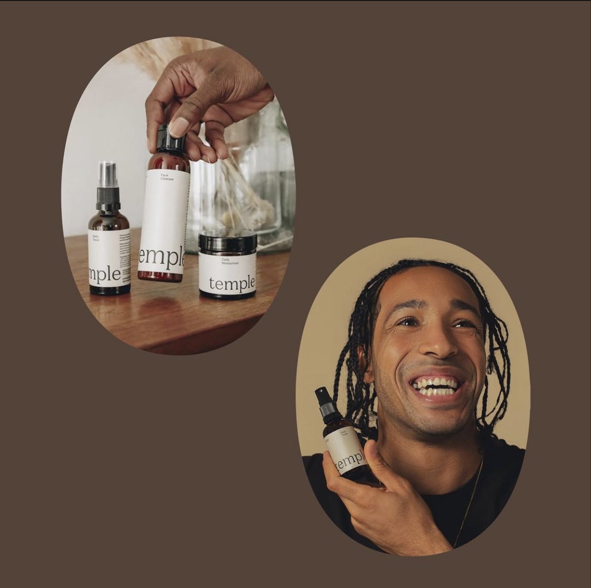 Getlanor's tweet photo. Raphael is the co-founder @jointemple_ After 10,000 hours of researching ingredients, speaking with skincare experts, and testing samples on his skin, Raphael started to solve the frustrating problem of underwhelming and underrepresented options for darker skin men in skincare. https://t.co/z1WS5MemuP