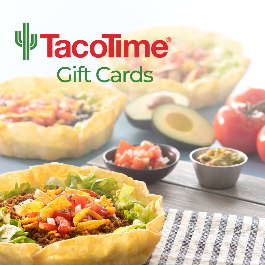 TacoTimeRegina's tweet photo. Can’t think of a simple Mothers Day gift? Know they love authentic Mexican food? Give them something they can use like a TacoTime Gift Card. You can load any amount from $5 - $200 on the card that you want. Spread the TacoTime love this Mothers Day! 🤗  🌮

#MothersDay #GiftCards https://t.co/Dc6NOv1nRb