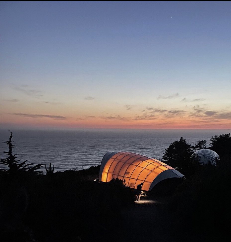 AutonomousTent's tweet photo. 5 ⭐️! And what a gorgeous photo and view! Autonomous Tent @TreebonesResort #glamping #bigsur #treebonesresort #autonomoustent #yurt https://t.co/bVn6tfpnkC