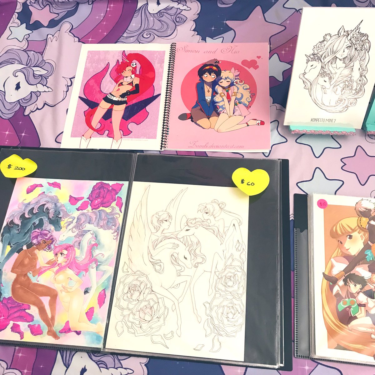 Testing out my display for @FanimeCon !! 💕🥰 