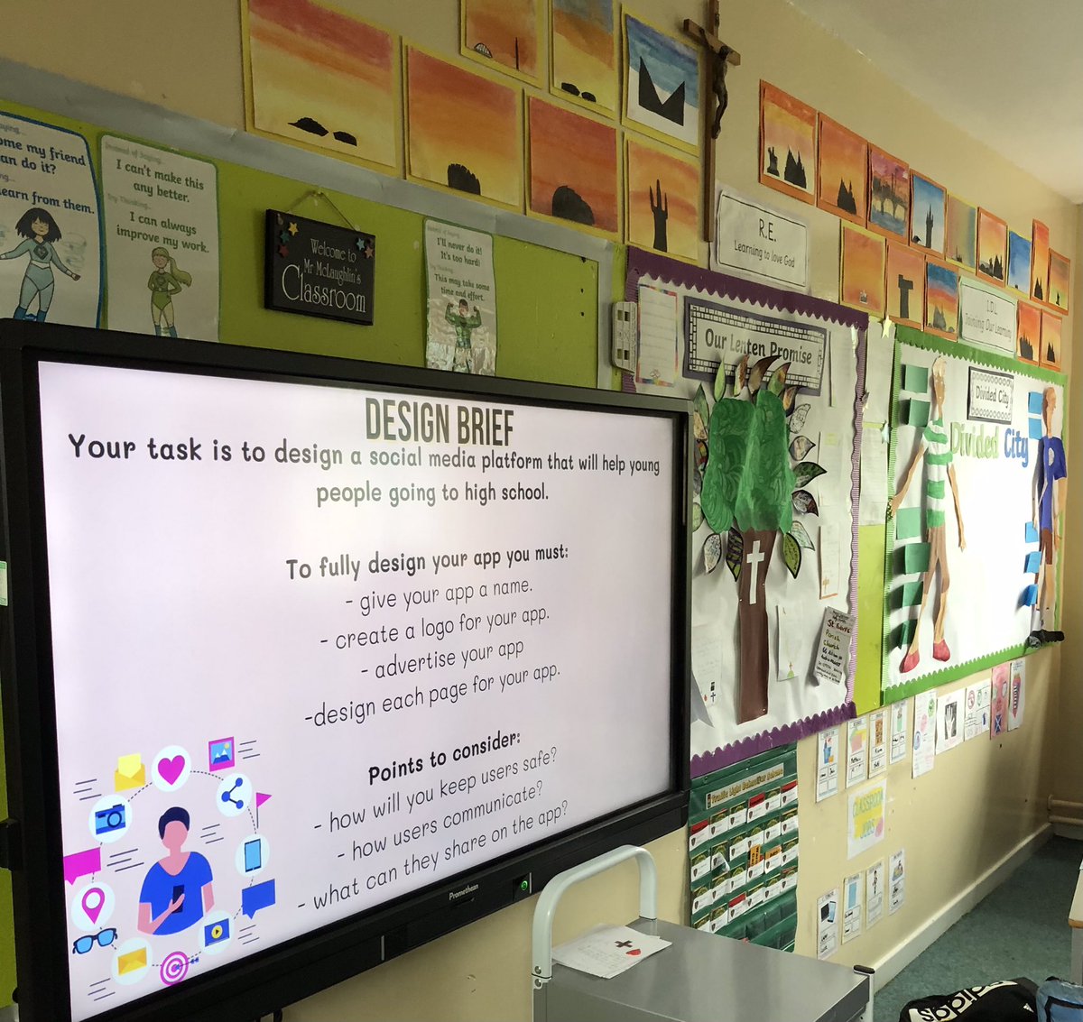stserfs7's tweet photo. As our transition to high school gets closer (😱) we have started to design a Social Media app which can be used to help young people in the same position! The prototypes produced were both helpful and creative - I can’t wait to see the end result 🤩 https://t.co/3VbMC4YThY
