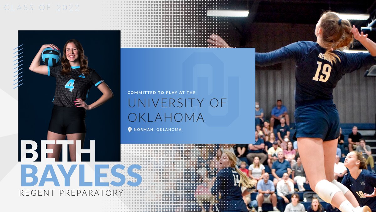 oklahomapeak's tweet photo. Today we are highlighting 18EP senior Beth Bayless! She will be playing volleyball next year at the University of Oklahoma. Boomer Sooner! Take a look at some of her achievements from the last four years. You can read more at https://t.co/8qo5Ho2h8B https://t.co/3oPmX2r8De