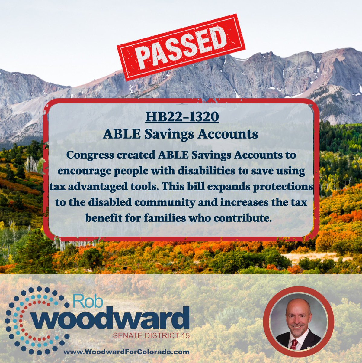 Senator Rob Woodward (@senatorwoodward) on Twitter photo 