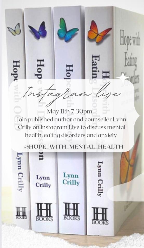 Another exclusive Instagram Live with Author/Counsellor <a href="/LynnCrilly/">Lynn Crilly 🦋</a> on the 11th of May 7.30pm .
Discussions #MentalHealthWeek #Eatidisorders  #OCD 
instagram.com/modelsofdivers…