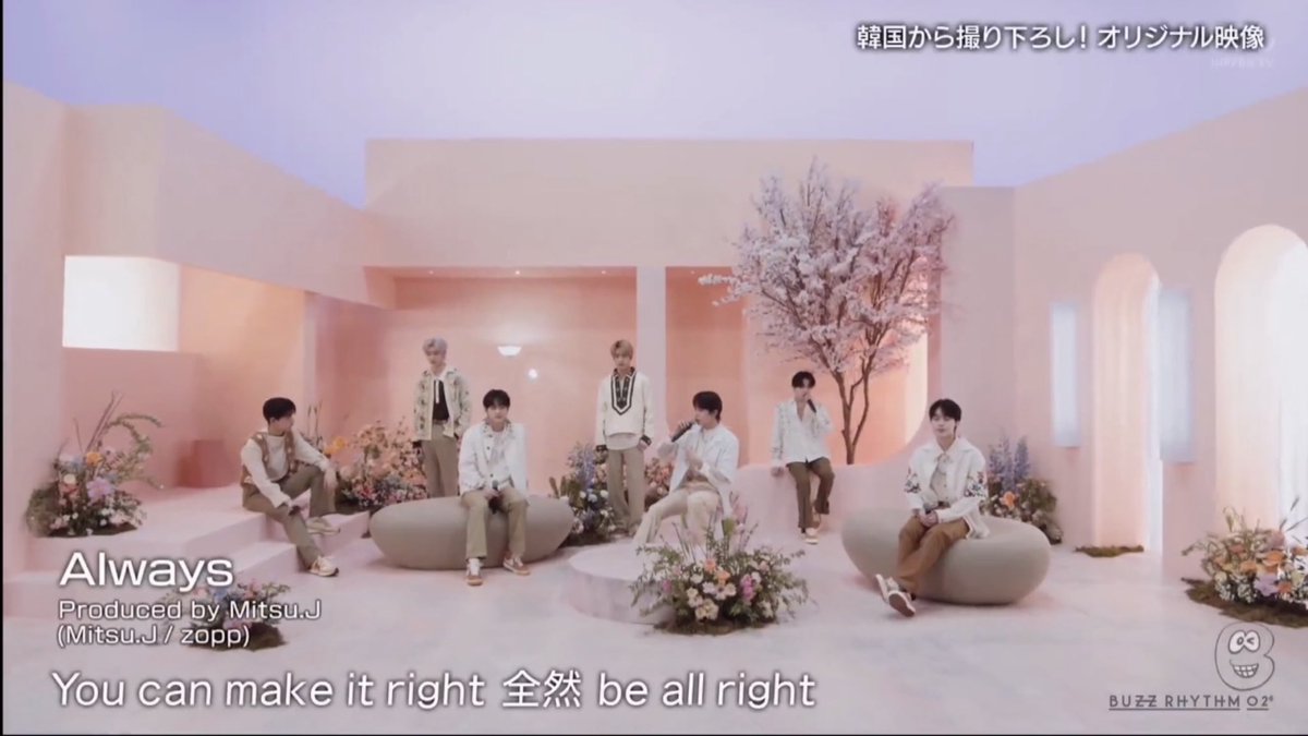 enhypenupdates's tweet photo. [PHOTO] 220507

ENHYPEN delivered yet another charming performance of <Always> on NTV Japan's “Buzz Rhythm 02”! ✨🌸

@ENHYPEN_members @ENHYPEN #ENHYPEN #엔하이픈 https://t.co/fhnRymAc37