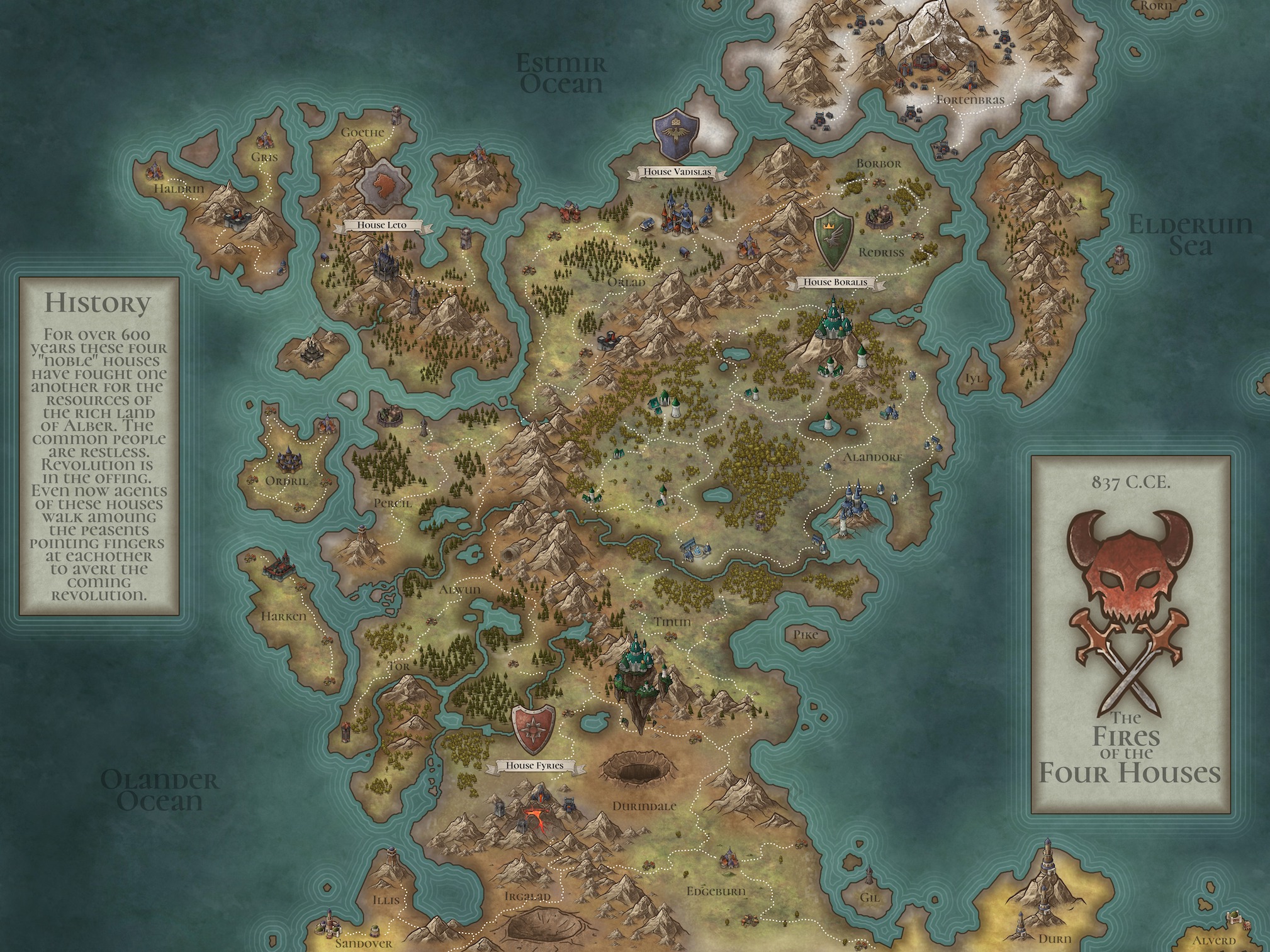 Dungeons Dragons online карта