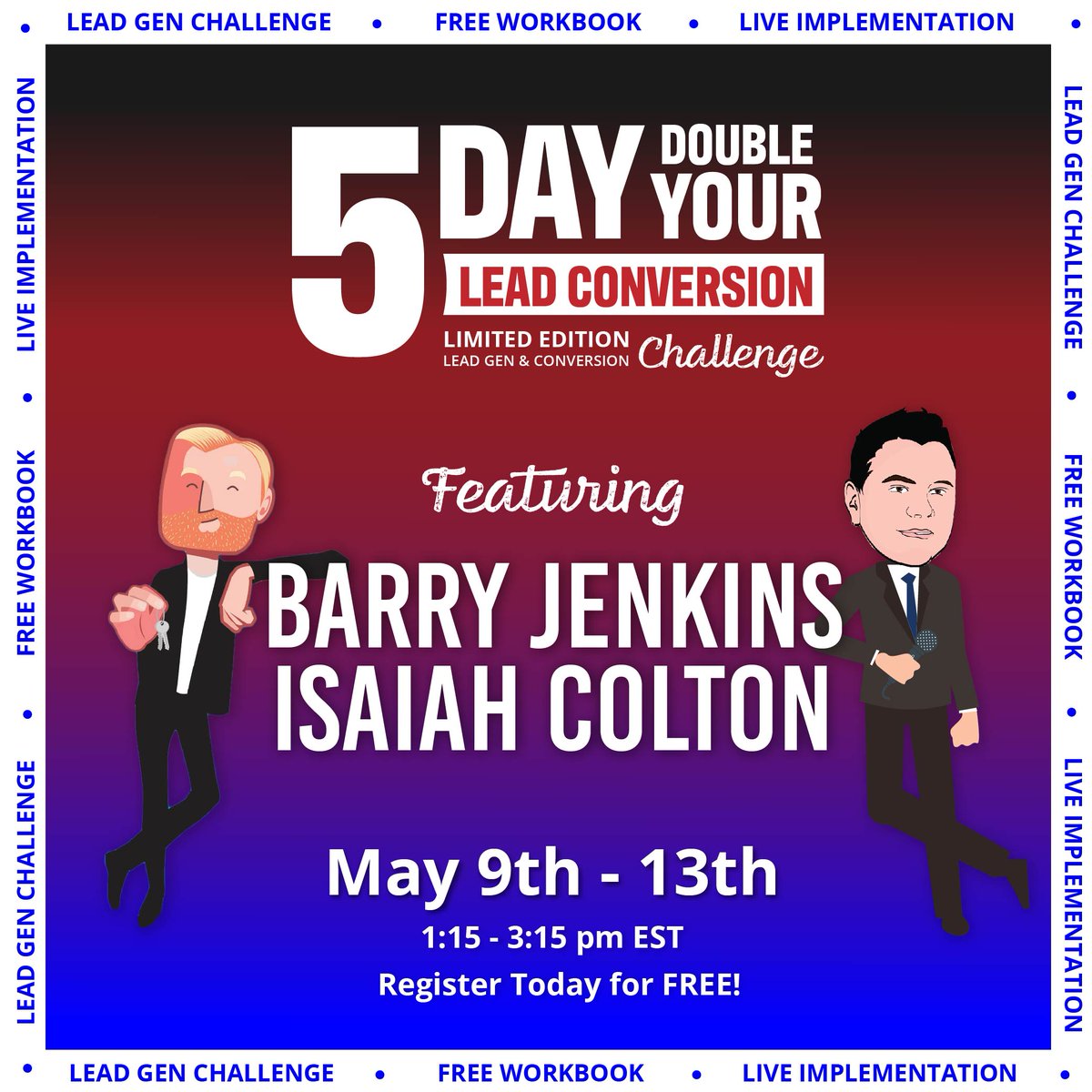 WAIT! Stop Scrolling 🙅‍♂️

You haven’t signed up for the Double Your Lead Conversion Challenge yet…

Trust me when I say this event will get you to your first or next 6 FIGURES🔥

Register for this free training!

🚀🚀  bit.ly/3EDhrPU 🚀🚀'

#realestate #realestateagent