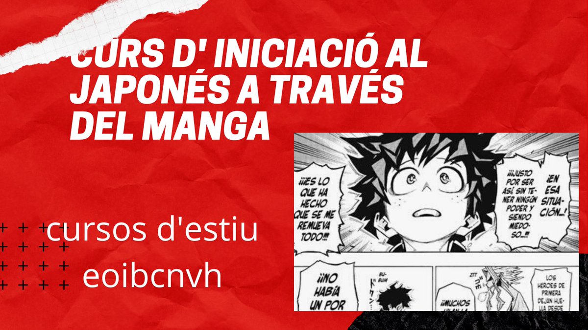 eoibcnvh's tweet photo. Si ets fan del manga, no et perdis el curs d'iniciació del japonès a través del manga a l'escola Oficial d'Idiomes de la Vall d'Hebron #salodelcomic #salondelcomic
https://t.co/eU53vqh9vt https://t.co/UvaVCGvrvZ