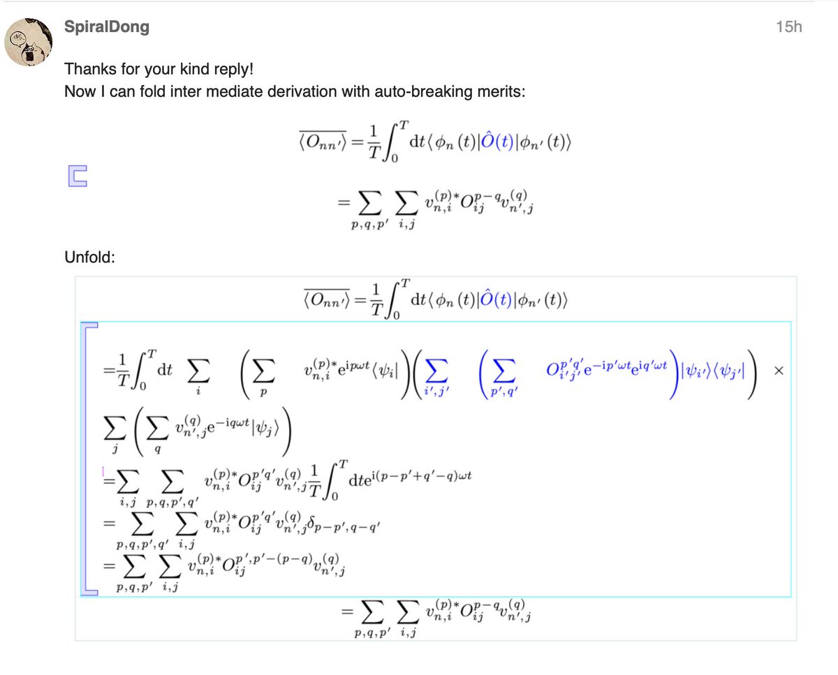gnu_texmacs's tweet photo. Want to fold auto-breaking equations? No problem: just ask. https://t.co/fM2WxFPXS5 #math #typesetting #texmacs https://t.co/zueWNgS03l
