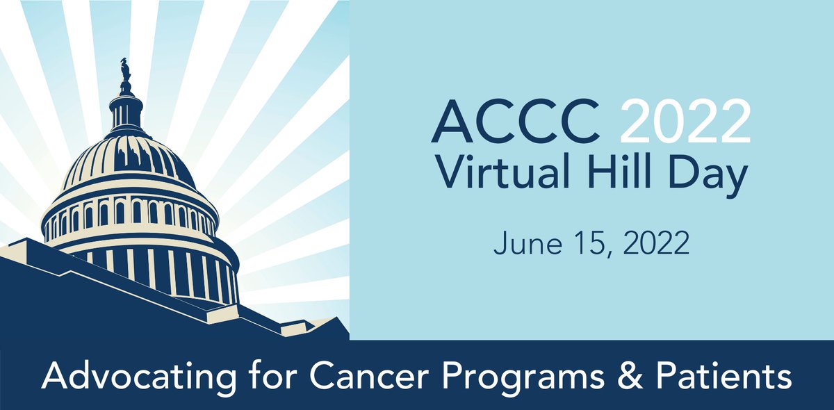 ACCCBuzz's tweet photo. On June 15, ACCC will host health & congressional decision-makers for #ACCCHillDay! By participating in key discussions with federal leaders, our members will have the opportunity to advocate for patients w/ #cancer. Register now: https://t.co/tBsdmayoI5 #HealthLegislation https://t.co/13vPxK6XRX