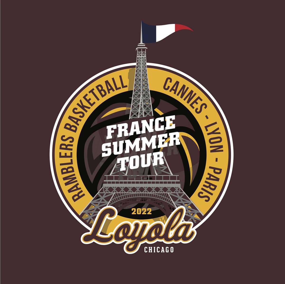 RamblersMBB's tweet photo. #Loyola will play 3 games in 🇫🇷 this summer as part of a foreign tour! 

🗞️➡️ https://t.co/MbMWvC8SIu

#OnwardLU https://t.co/wPcFpoSF0i