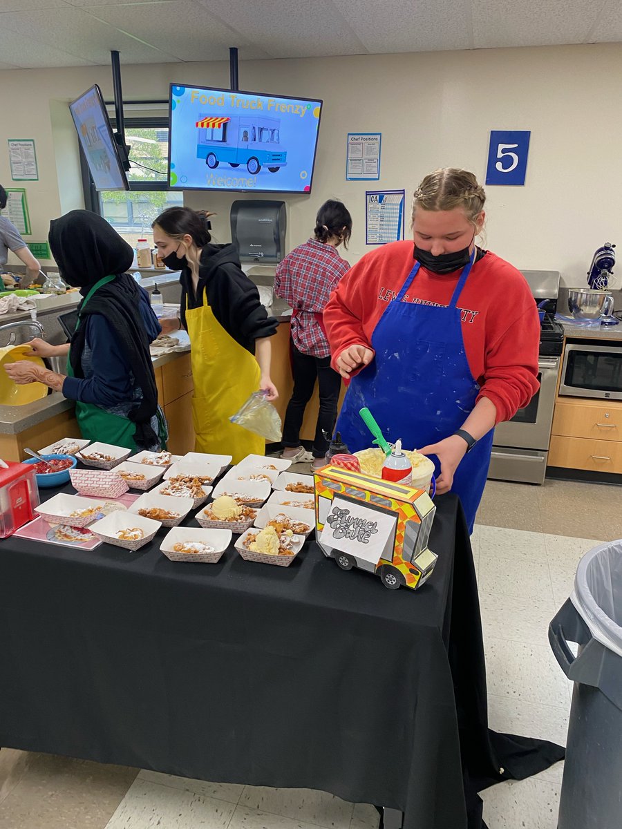 Culinary Food Truck Competition.  Students put their talents to work!    #olchspride