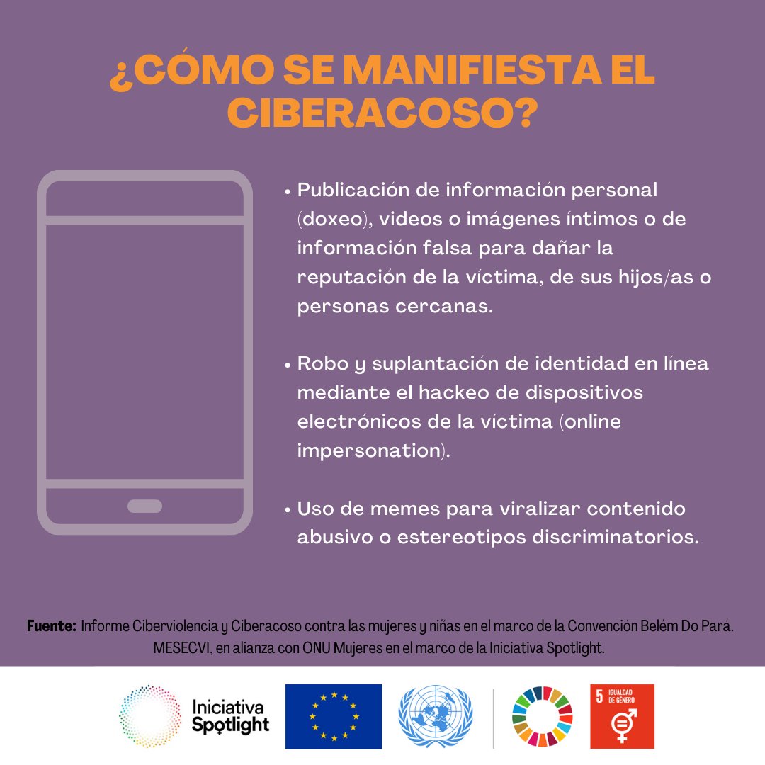 onumujeressv's tweet photo. Los derechos de las niñas y mujeres deben ser garantizados en medios tradicionales como digitales.
¡No normalices la violencia digital!
#WithHer #SpolightSV #IgualdadDeGénero #LibresDeViolenciaDigital https://t.co/TH0A11E4gp