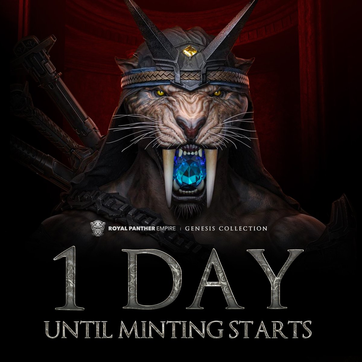 royalpantheremp's tweet photo. Royals.

To celebrate the last 24 hours, we're giving away 1 FREE NFT! 

How to join the giveaway?
1️⃣ Like and retweet this tweet
2️⃣ Follow @royalpantheremp 
3️⃣ Join and send proof in our Discord! (#twitter-nft)
- https://t.co/6IwPCGoTGM

Winner will be announced on mintday. 🎁 https://t.co/4v0U3CI1bZ
