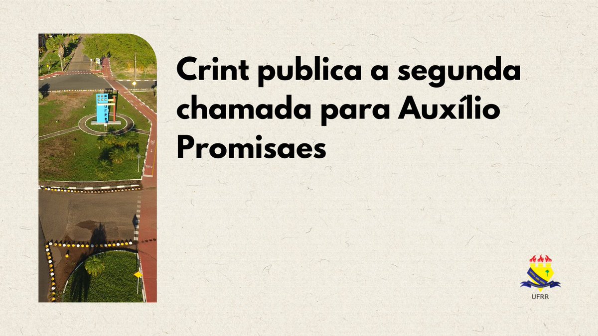 UFRROficial's tweet photo. Foi divulgado o edital da segunda chamada para o auxílio do Projeto Milton Santos de Acesso ao Ensino Superior (Promisaes) para vagas remanescentes.
As inscrições estarão abertas a partir do dia 9 de maio. Acesse: https://t.co/KaQc1f0rW3
#ufrr2022 #promisaes #crint https://t.co/sjSPDcT1TQ