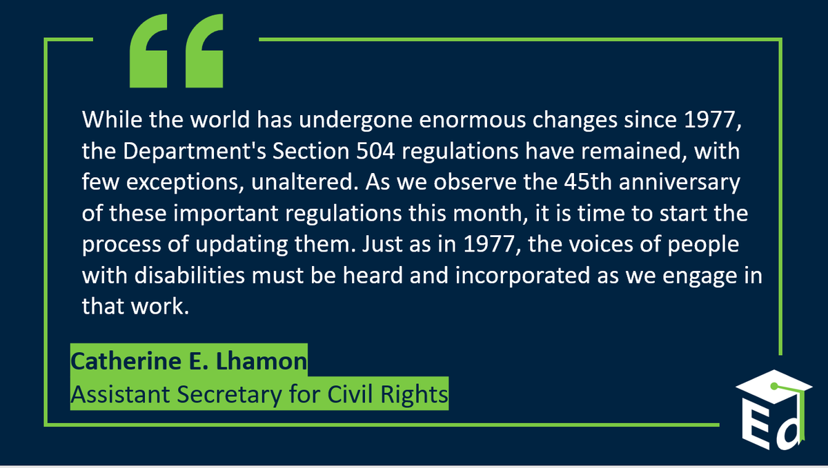 ED Civil Rights tweet media