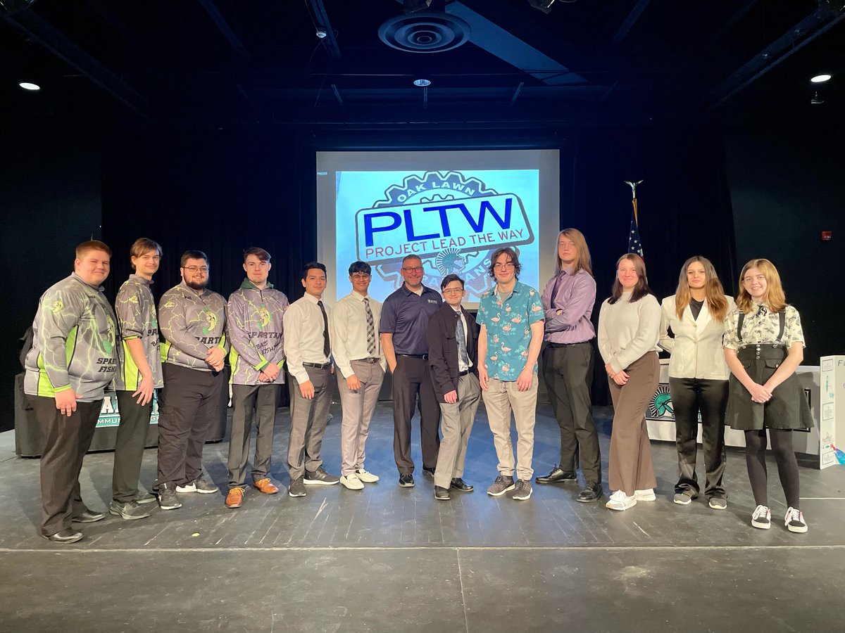 PLTW Engineering Showcase,  Fourth year students presented their final engineering projects.
