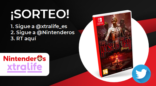 Nintenderos's tweet photo. ¡Sorteamos una copia de The House of the Dead: Remake para Nintendo Switch!

1⃣ Sigue a @xtralife_es 
2⃣ Síguenos (@Nintenderos) 
3⃣ RT aquí 

¡Suerte! - https://t.co/uCSGLr2nmO https://t.co/cJIJJuuoHs