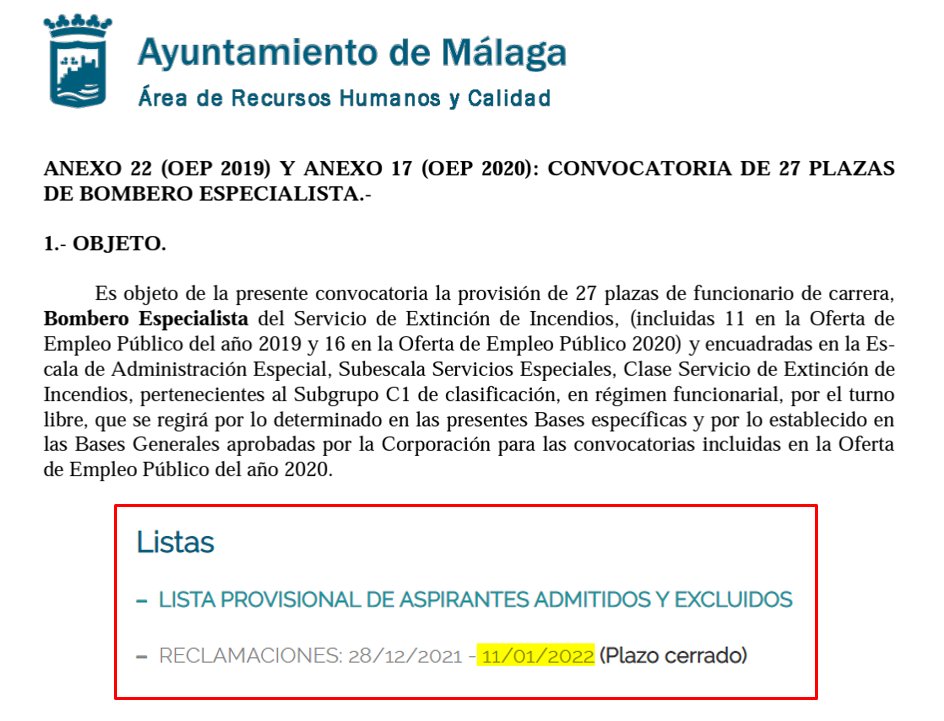 encierrobombmlg's tweet photo. ¿A qué espera @malaga para continuar con la oferta de empleo de 27 plazas de bomberos cuyo plazo de solicitud se cerró hace 4 meses?

Son vacantes por jubilación u otras causas producidas en el año 2018 y 2019

¡¡¡Hace 4 años¡¡¡

Normal falten bomberos para los servicios mínimos. https://t.co/NWWb1nwU8K