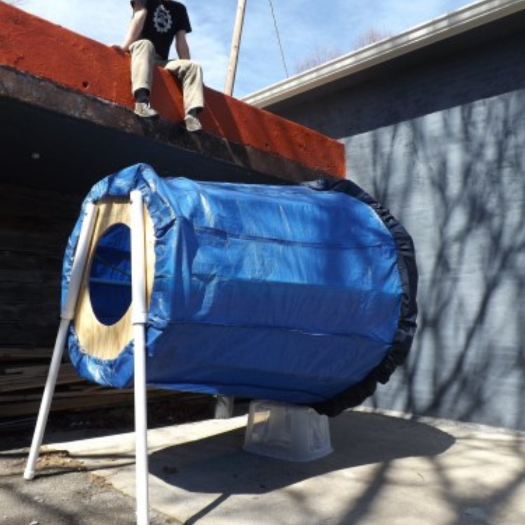 .<a href="/AvlMakerFaire/">AvlMakerFaire</a> has plenty of air-raising projects this Saturday! With POV displays, both a vortex air arcade and a giant vortex air cannon, tall bikes, repair cafes, and more!

asheville.makerfaire.com #makerfaire