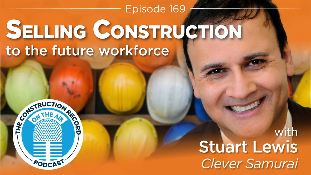 JOC_Canada's tweet photo. This week on the Construction Record podcast @JOCFrey  speaks with @cleversamurai president and CEO @Stuart_Lewis about how the construction industry can better market itself to address labour concerns. 

https://t.co/rhMhDRTJ2S https://t.co/2ijyLTr2jh