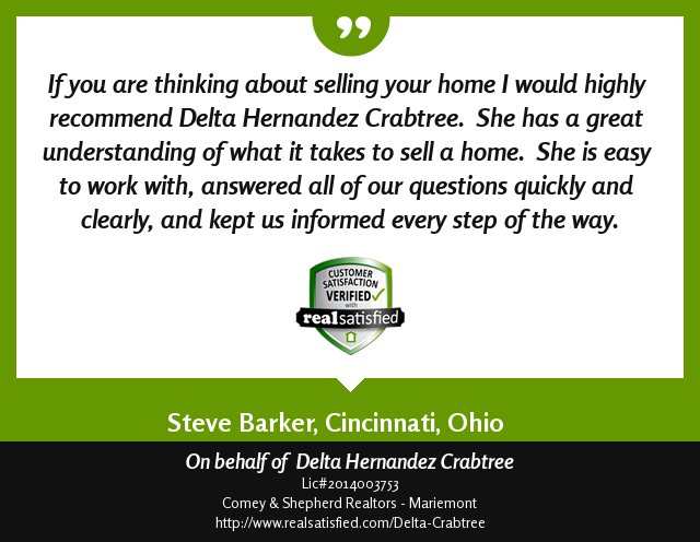 deltacrabtree's tweet photo. How good does a happy client make you feel? https://t.co/yaH7wYJWvu via @realsatisfied https://t.co/RcjIbAdmPm