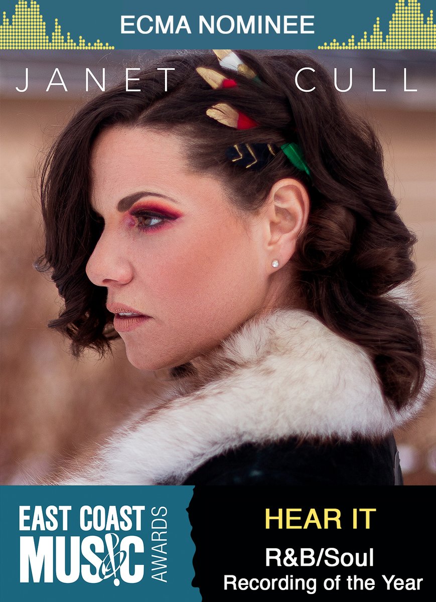 Congrats to all the amazing NL artists announced in the first round of ECMA 2022 award winners!
“Hear It” is nominated for ECMA Soul Recording of the Year.  Second round of ECMA winners announced this Sunday, May 8 at the ECMA Part II: Music &amp; Industry Awards Show in Fredericton.