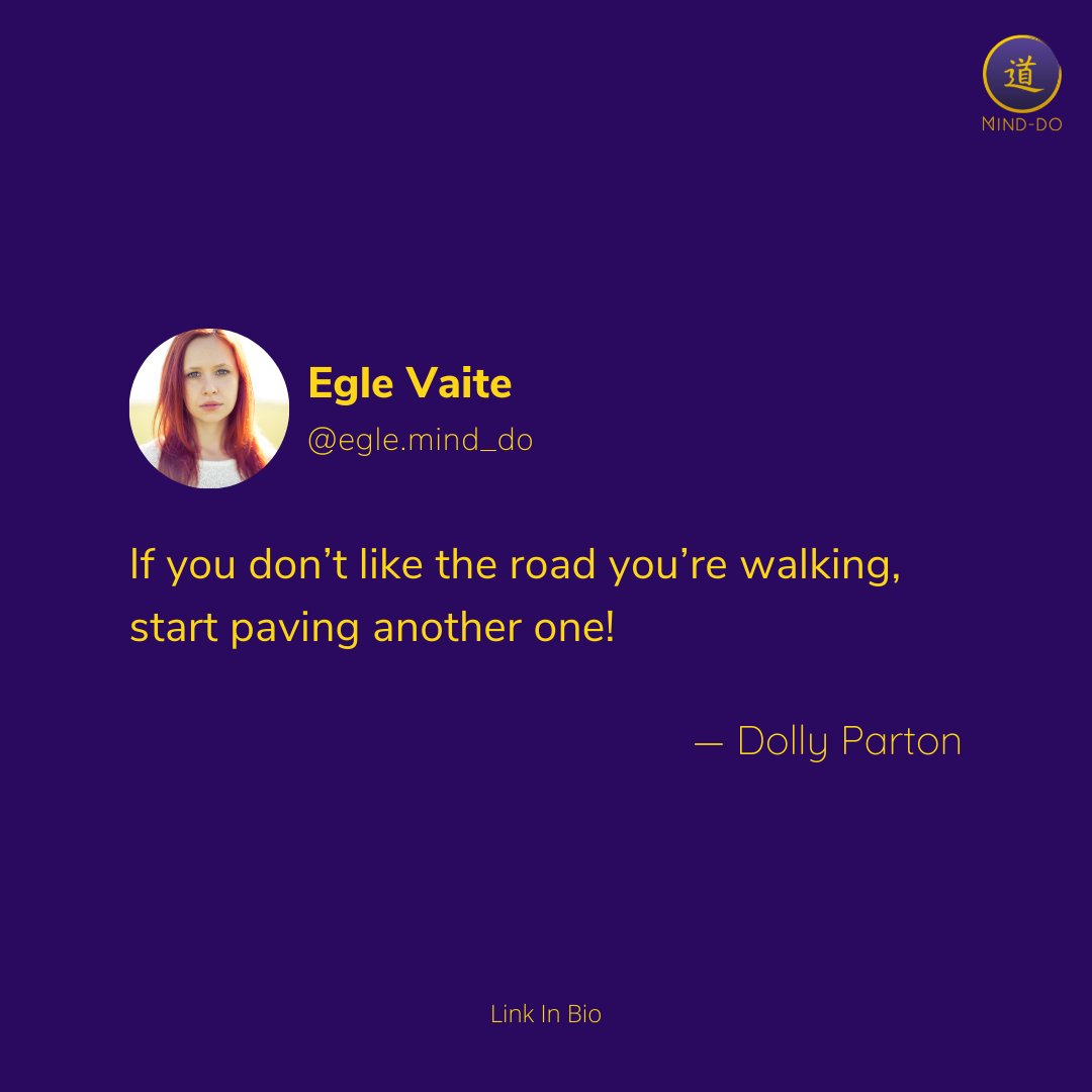 Egle_MindDo's tweet photo. No will pave it for you. Instead of complaining, take action and change your life. If you don't like your road - make a new road.
#Minddo #MinddoMonday #quoteoftheday #inspiration #inspirationalwords #inspirationdaily #inspirationforyou #inspirationalquotes #inspirationalwomen https://t.co/hHqoQ9E1JS
